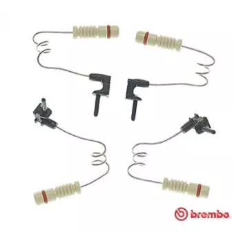 Contact d'avertissement, usure des plaquettes de frein BREMBO A 00 387