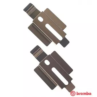 Kit d'accessoires, plaquette de frein à disque BREMBO A 02 200