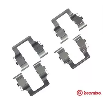 Kit d'accessoires, plaquette de frein à disque BREMBO A 02 201