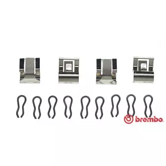 Kit d'accessoires, plaquette de frein à disque BREMBO A 02 203