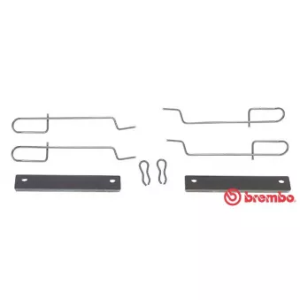 Kit d'accessoires, plaquette de frein à disque BREMBO A 02 214