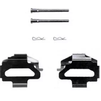 Kit d'accessoires, plaquette de frein à disque BREMBO A 02 231