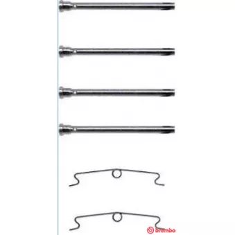 Kit d'accessoires, plaquette de frein à disque BREMBO A 02 234