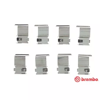 Kit d'accessoires, plaquette de frein à disque BREMBO A 02 242