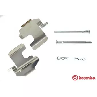 Kit d'accessoires, plaquette de frein à disque BREMBO A 02 244