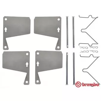 Kit d'accessoires, plaquette de frein à disque BREMBO A 02 246