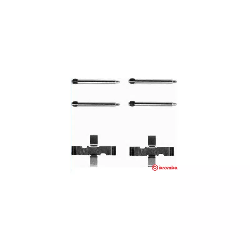 Kit d'accessoires, plaquette de frein à disque BREMBO A 02 248
