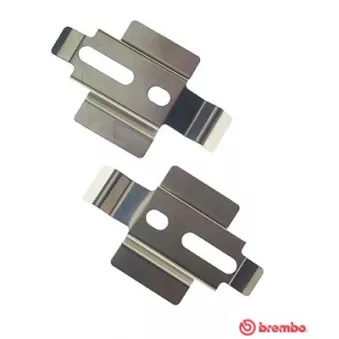 Kit d'accessoires, plaquette de frein à disque BREMBO A 02 250