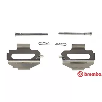 Kit d'accessoires, plaquette de frein à disque BREMBO A 02 253