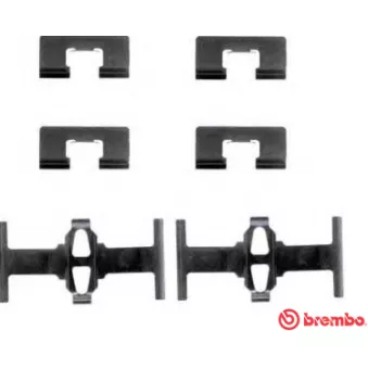 Kit d'accessoires, plaquette de frein à disque BREMBO A 02 261