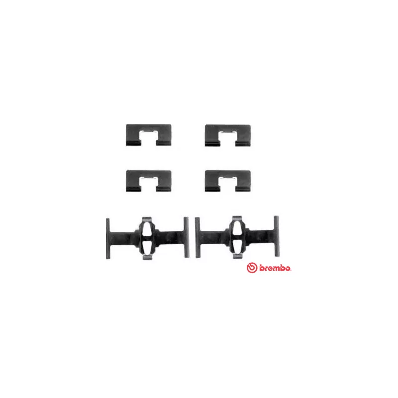 Kit d'accessoires, plaquette de frein à disque BREMBO A 02 261