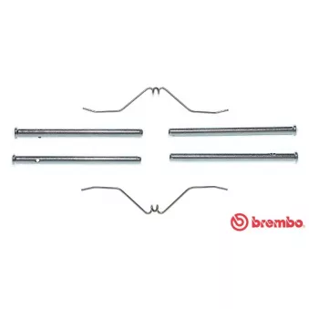 Kit d'accessoires, plaquette de frein à disque BREMBO A 02 264