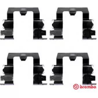 Kit d'accessoires, plaquette de frein à disque BREMBO A 02 265