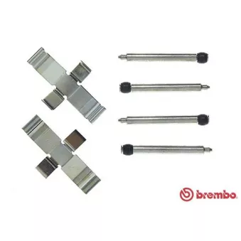 Kit d'accessoires, plaquette de frein à disque BREMBO A 02 268