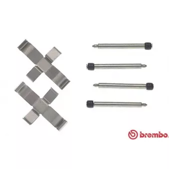 Kit d'accessoires, plaquette de frein à disque BREMBO A 02 269