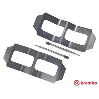 Kit d'accessoires, plaquette de frein à disque BREMBO A 02 271