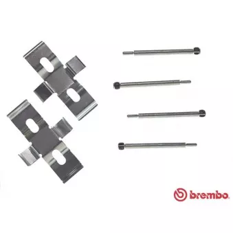 Kit d'accessoires, plaquette de frein à disque BREMBO