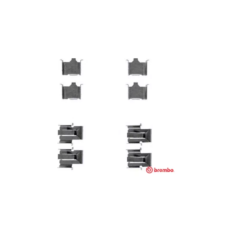 Kit d'accessoires, plaquette de frein à disque BREMBO A 02 285
