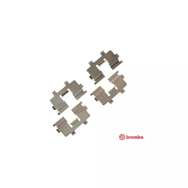 Kit d'accessoires, plaquette de frein à disque BREMBO A 02 287
