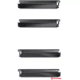 Kit d'accessoires, plaquette de frein à disque BREMBO A 02 288