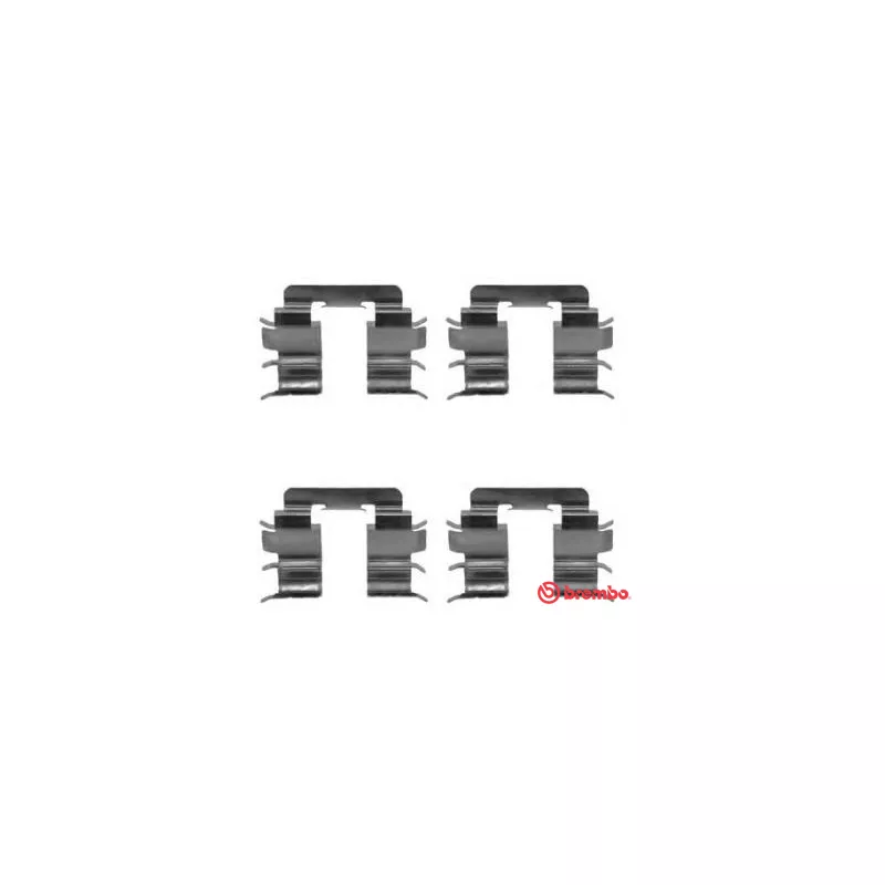 Kit d'accessoires, plaquette de frein à disque BREMBO A 02 289
