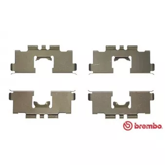 Kit d'accessoires, plaquette de frein à disque BREMBO A 02 291