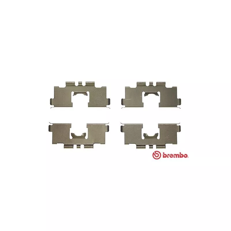 Kit d'accessoires, plaquette de frein à disque BREMBO A 02 291