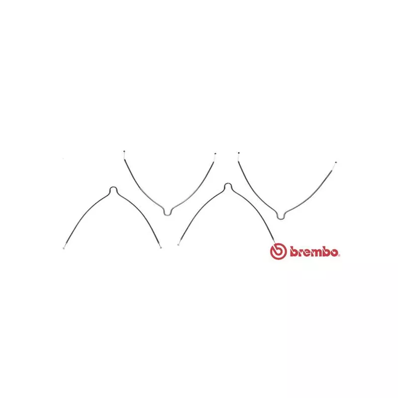 Kit d'accessoires, plaquette de frein à disque BREMBO A 02 307