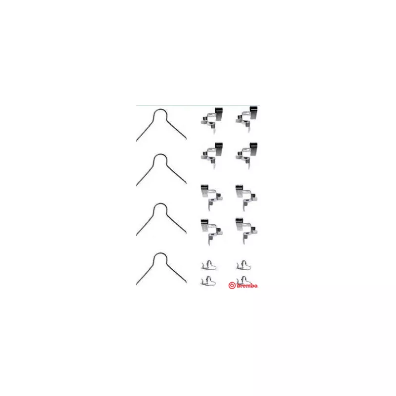 Kit d'accessoires, plaquette de frein à disque BREMBO A 02 309