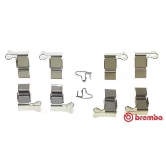 Kit d'accessoires, plaquette de frein à disque BREMBO A 02 312