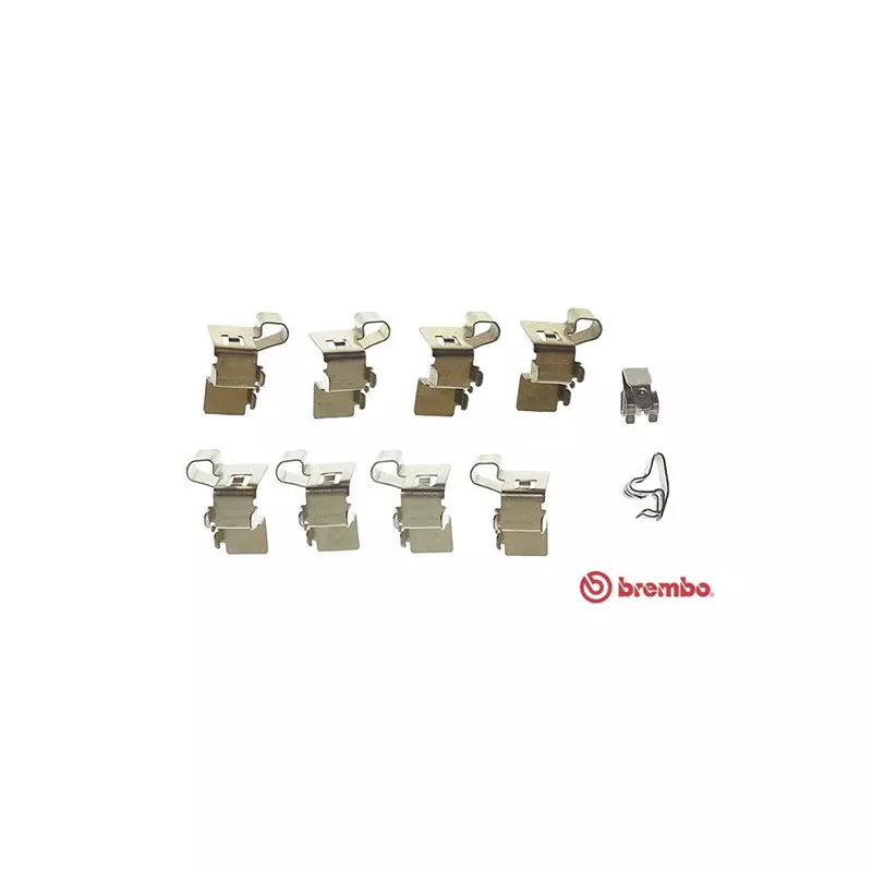 Kit d'accessoires, plaquette de frein à disque BREMBO A 02 313