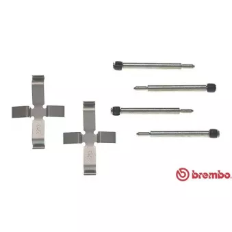 Kit d'accessoires, plaquette de frein à disque BREMBO A 02 315