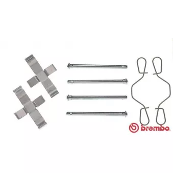 Kit d'accessoires, plaquette de frein à disque BREMBO
