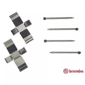 Kit d'accessoires, plaquette de frein à disque BREMBO A 02 321