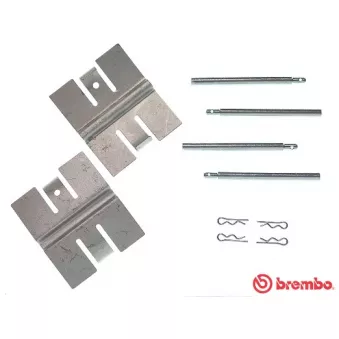 Kit d'accessoires, plaquette de frein à disque BREMBO A 02 322