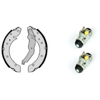 Jeu de mâchoires de frein BREMBO H 06 009