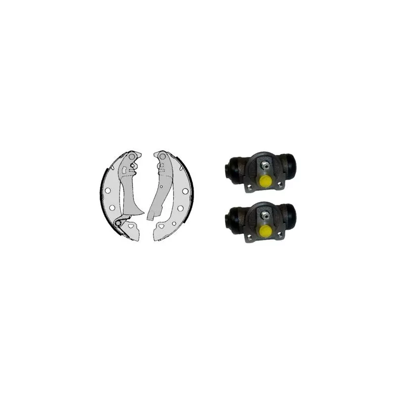 Jeu de mâchoires de frein BREMBO H 23 005