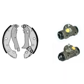 Jeu de mâchoires de frein BREMBO H 23 011