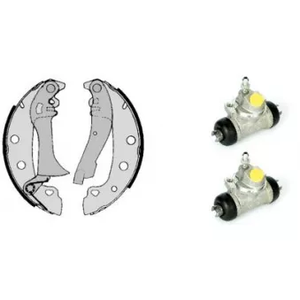 Jeu de mâchoires de frein BREMBO H 23 015