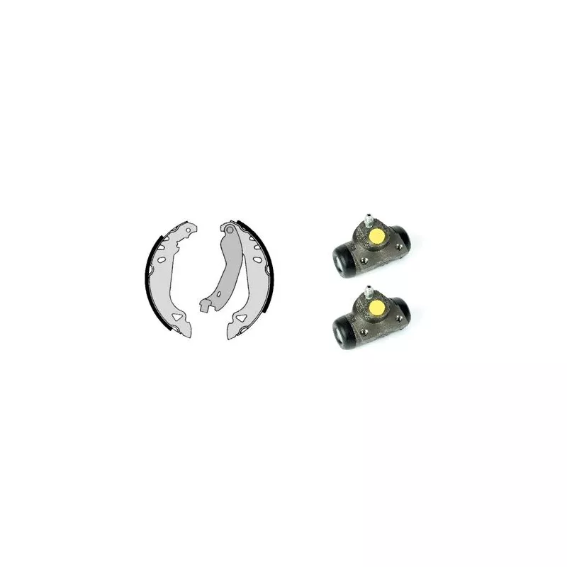 Jeu de mâchoires de frein BREMBO H 23 020