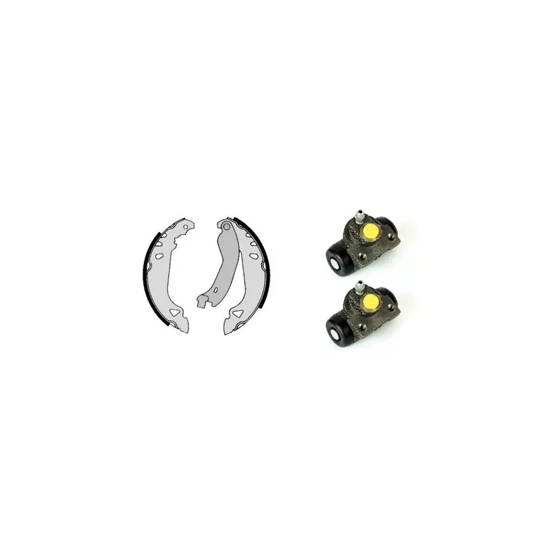 Jeu de mâchoires de frein BREMBO H 23 021