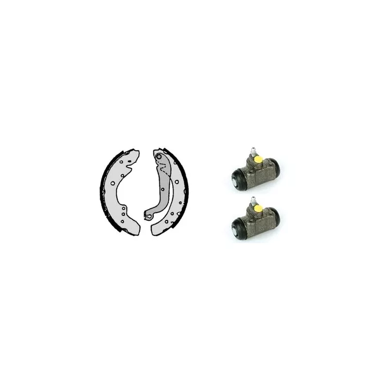 Jeu de mâchoires de frein BREMBO H 23 023