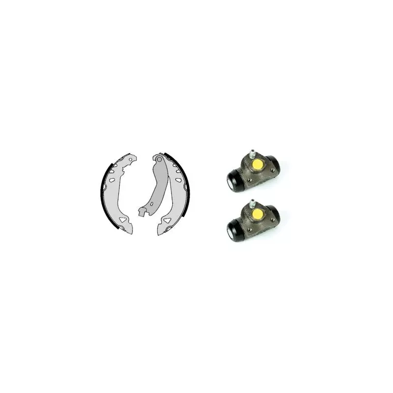 Jeu de mâchoires de frein BREMBO H 23 024