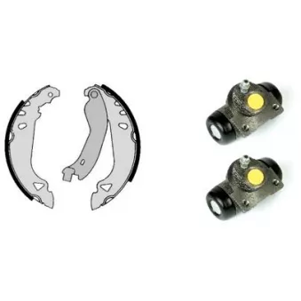 Jeu de mâchoires de frein BREMBO H 23 027
