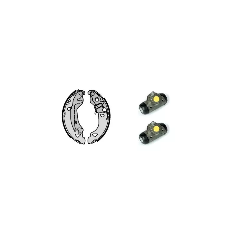 Jeu de mâchoires de frein BREMBO H 23 028