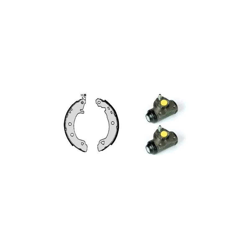 Jeu de mâchoires de frein BREMBO H 23 040