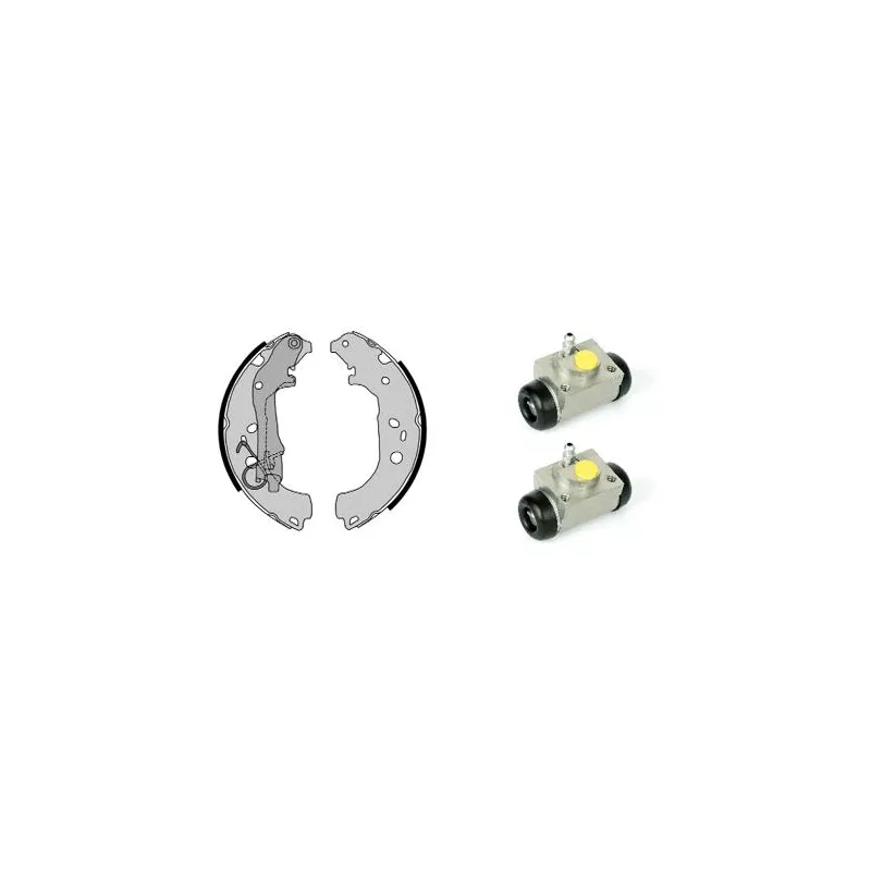Jeu de mâchoires de frein BREMBO H 23 055