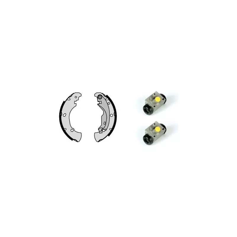 Jeu de mâchoires de frein BREMBO H 23 056