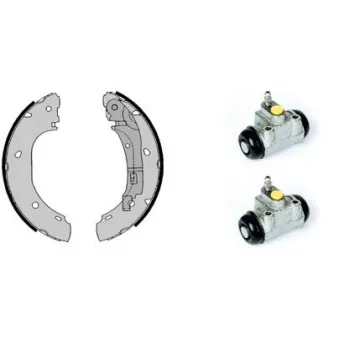 Jeu de mâchoires de frein BREMBO H 23 057