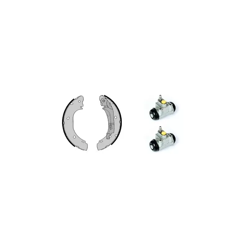 Jeu de mâchoires de frein BREMBO H 23 057